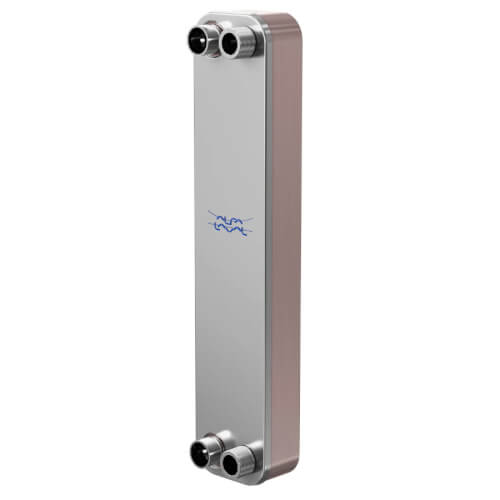 Main product image of CB60-30H, Domestic Heating 300k BTU Brazed Plate Heat Exchanger, AISI 316L, Stainless Steel (30 Plates)