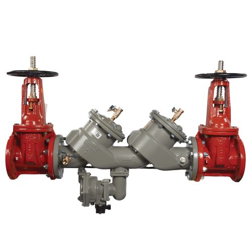Main product image of 6" LF860-DOSY-FS Lead Free Reduced Pressure Zone Assembly Domestic OSY Shutoff Valves, SS RV Seat, Inline, w/ Flood Sensor