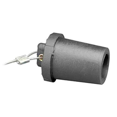 Main product image of Male Cap for 23 Series Panel Mount Receptacles (Black)