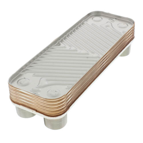 Main product image of 100,000 BTU/Hr (Domestic Water) CB16 Brazed Plate Heat Exchanger (11 Plates)