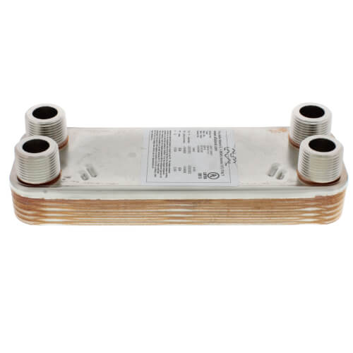Main product image of 100,000 BTU/Hr (Domestic Water) CB16 Brazed Plate Heat Exchanger (11 Plates)