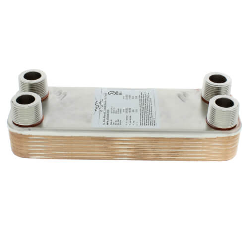Main product image of 125,000 BTU/Hr (Domestic Water) CB16 Brazed Plate Heat Exchanger (13 Plates)