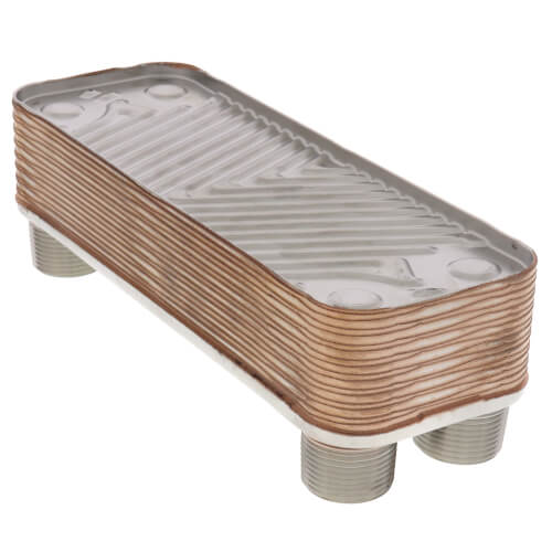 Main product image of 200,000 BTU/Hr (Domestic Water) CB16 Brazed Plate Heat Exchanger (17 Plates)