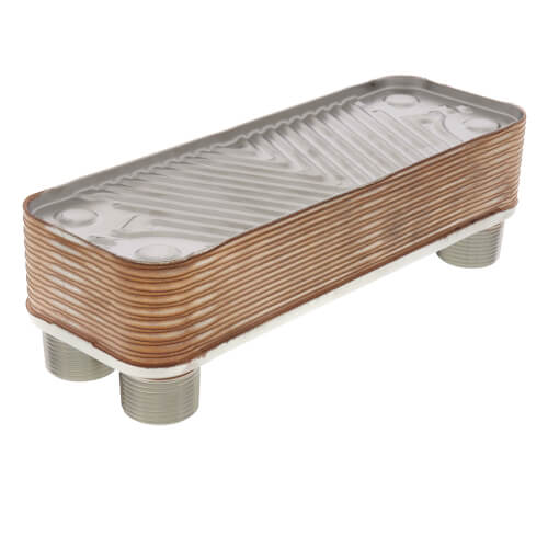 Main product image of 200,000 BTU/Hr (Domestic Water) CB16 Brazed Plate Heat Exchanger (17 Plates)