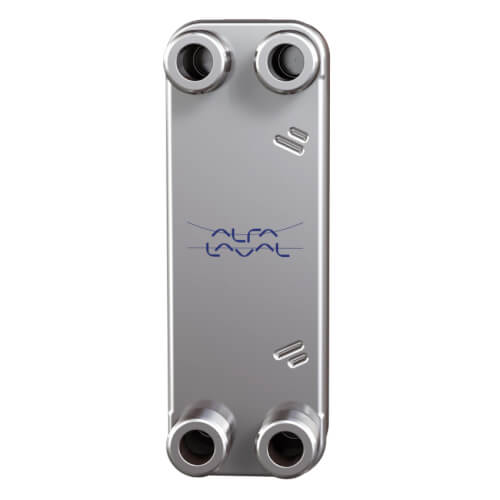 Main product image of CBH16-25H, Domestic Heating 240k BTU Brazed Plate Heat Exchanger, AISI 316L, Stainless Steel (25 Plates)