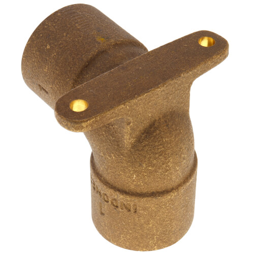 Main product image of 1" C x C Cast Brass 90-Degree Drop Ear Elbow (Lead Free)