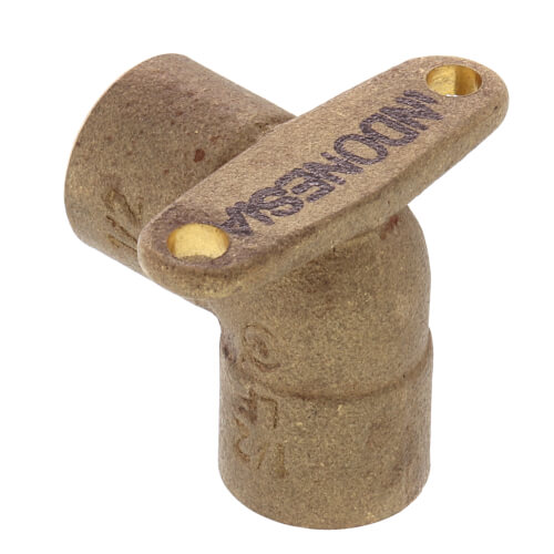 Main product image of 1/2" C x C Cast Brass 90-Degree Drop Ear Elbow (Lead Free)
