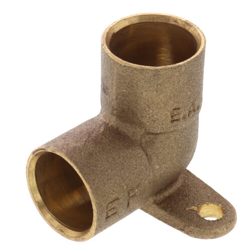 Main product image of 1/2" C x C Cast Brass 90-Degree Drop Ear Elbow (Lead Free)