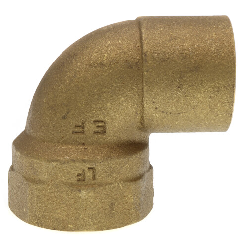 Main product image of 1" C x F  Cast Brass 90-Degree Elbow (Lead Free)