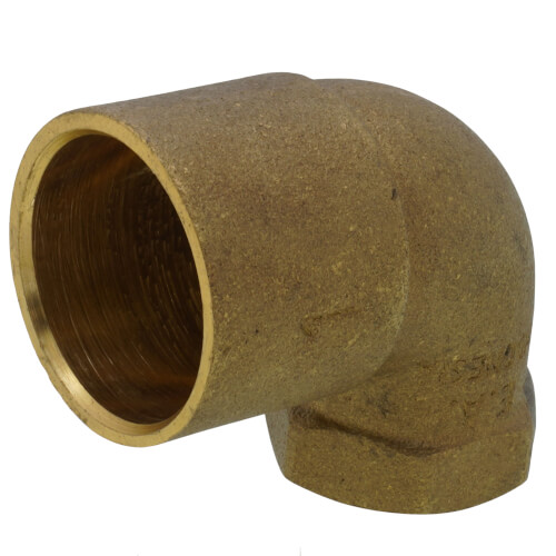 Main product image of 1" X 1/2" C x F Cast Brass 90-Degree Elbow (Lead Free)