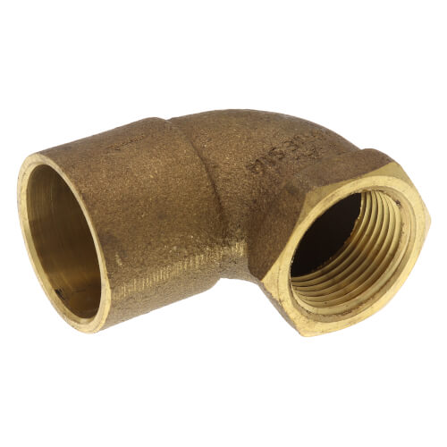 Main product image of 1" X 3/4" C x F Cast Brass 90-Degree Elbow (Lead Free)