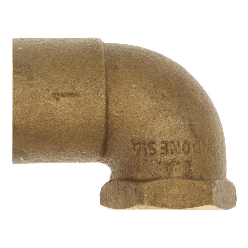 Main product image of 1" X 3/4" C x F Cast Brass 90-Degree Elbow (Lead Free)