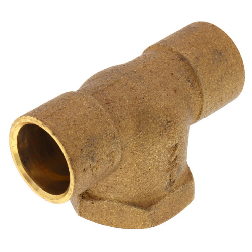 Main product image of 1/2" C x C x F Cast Brass Tee (Lead Free)