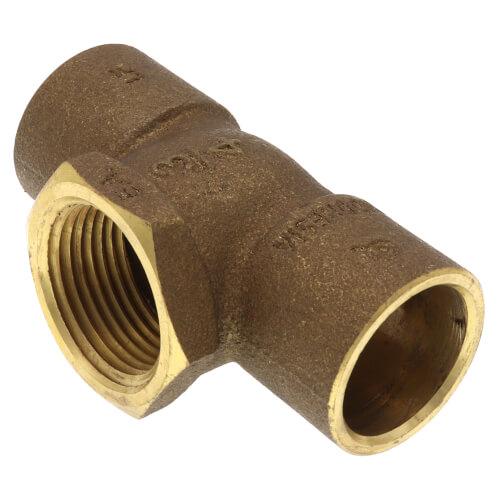 Main product image of 3/4" C x C x F Cast Brass Tee (Lead Free)