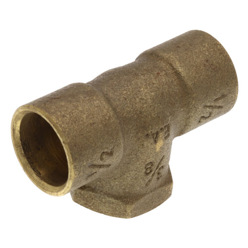 Main product image of 1/2" x 1/2" x 3/8" C x C x F Cast Brass Tee (Lead Free)