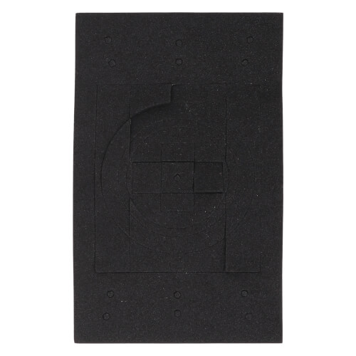Main product image of 1-Gang, Device Box Cover Gasket, Neoprene (Black)