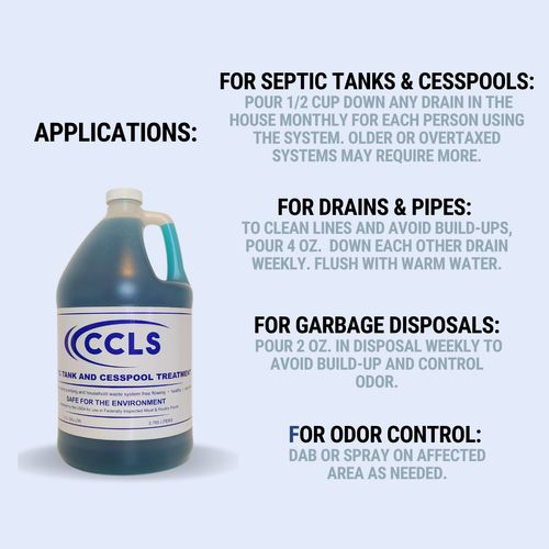 Main product image of CCLS Septic Tank and Cesspool Treatment Case Pack (4 x 1 Gallon)