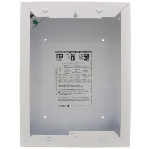 Main product image of Com-Pak Surface Mount Wall Can (White)