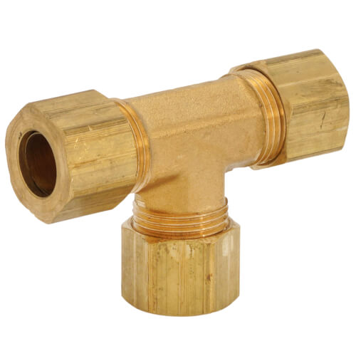 Main product image of 3/8" Brass Compression Tee
