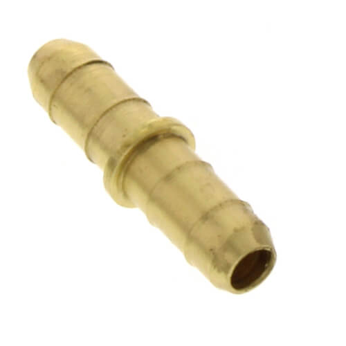Main product image of 1/4" Barbed x 1/4" Barbed (brass) Plastic Tubing Coupling