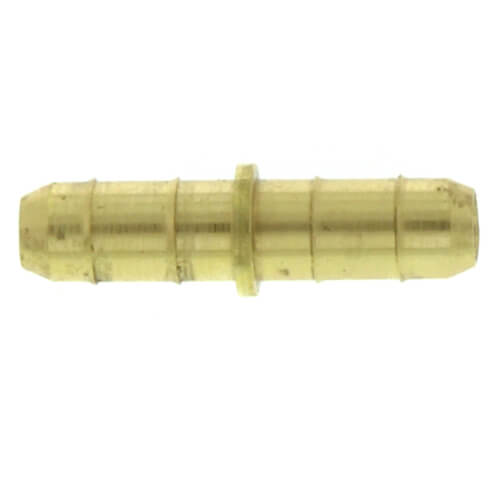 Main product image of 1/4" Barbed x 1/4" Barbed (brass) Plastic Tubing Coupling