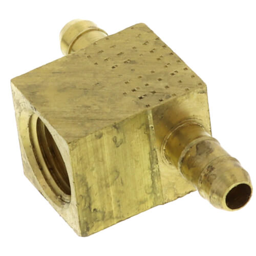 Main product image of 1/4" Barbed x 1/4" Barbed x 1/8" FPT In-Line Gauge Tee