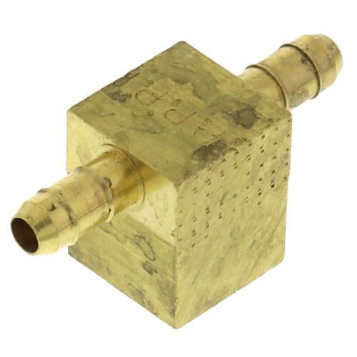 Main product image of 1/4" Barbed x 1/4" Barbed x 1/8" FPT In-Line Gauge Tee