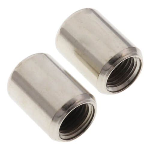 CD2290/2 C&D Valve CD2290/2 1/4" Brass Flare Locking Cap (Pack Of 2)