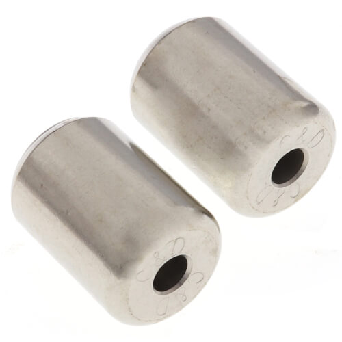 CD2290/2 C&D Valve CD2290/2 1/4" Brass Flare Locking Cap (Pack Of 2)