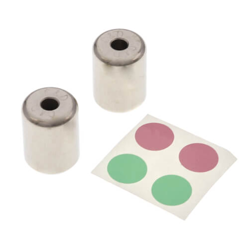 CD2290/2 C&D Valve CD2290/2 1/4" Brass Flare Locking Cap (Pack Of 2)