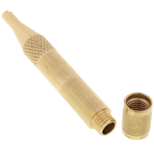 Main product image of Brass Valve Core Tool and Container, includes 3 Valve Cores