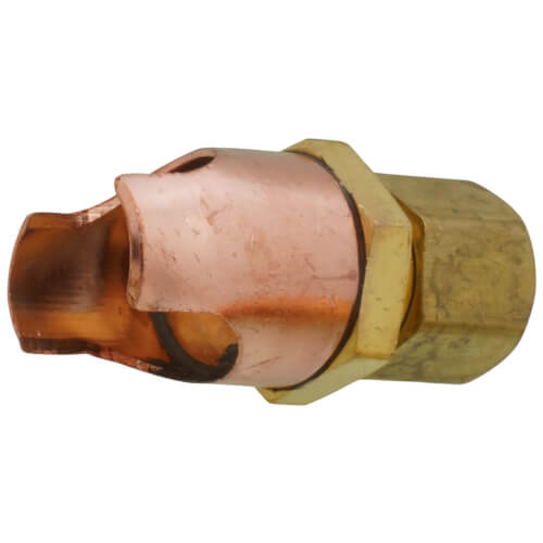 Main product image of Braze On Self Piercing Copper Saddle Valve for 1/2" OD Tube (4 Pack)
