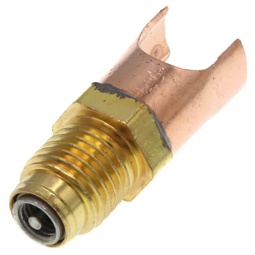 Braze On Self Piercing Copper Saddle Valve for 3/8" OD Tube (6 Pack)