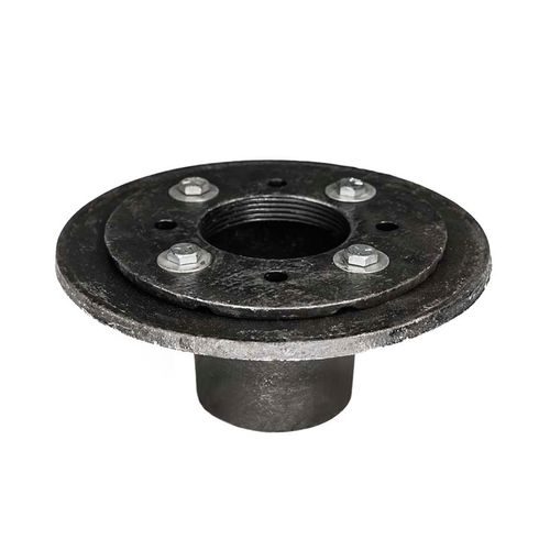 Main product image of Clamp Down Drain Cast Iron, 2" Throat, 2" No Hub Outlet