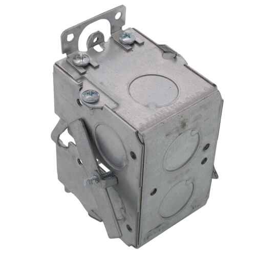 Main product image of 2-1/2" Deep Gangable Switch Box w/ Tiger Grip & Ears Flush, 1/2" Knockouts