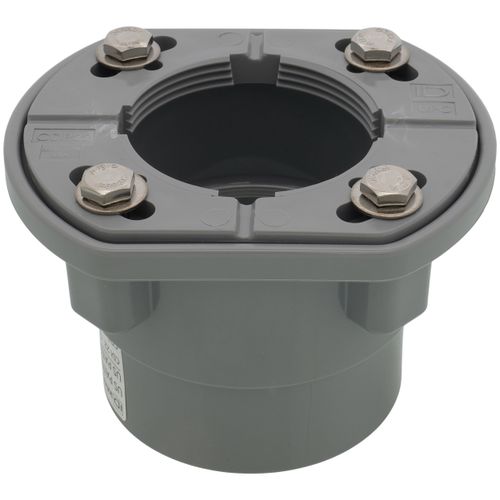Main product image of 2" Outlet Compact Clamp Down Floor Drain, PVC, 2" Throat