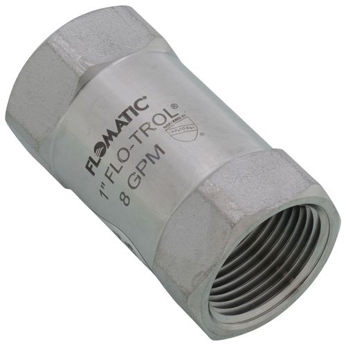 Main product image of 1" FNPT Flomatic Flo-Trol Automatic Flow Control Valve, 200 psi, Stainless Steel (8.0 GPM)