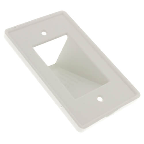 Main product image of 1-Gang Reversible Low-Voltage Cable Entrance Plate (Black)