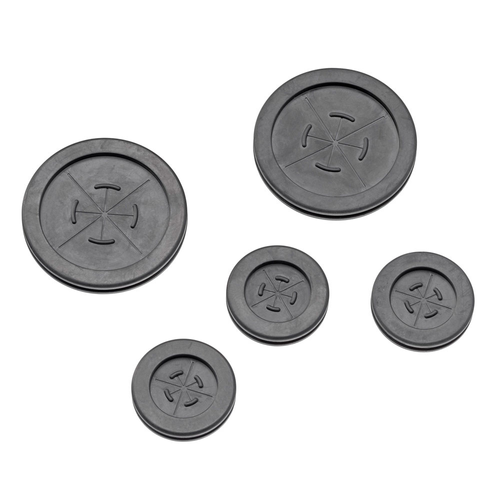 Main product image of Grommet Accessory Pack For Structured Media Centers, Includes (3) 1" And (2) 2" Rubber Grommets