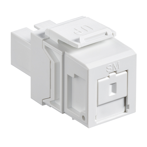 Main product image of Quickport, Singlemode Simplex Sc Fiber Optic Adapter Module, Zirconia Ceramic