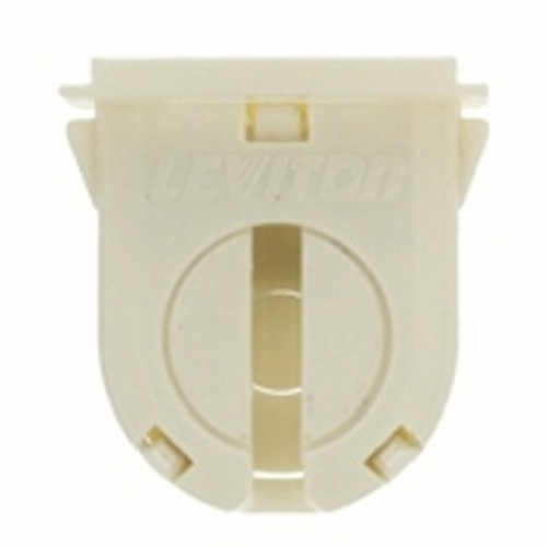 Main product image of Fluorescent Lampholder, Dedicated T8, 16mm Lamp Center, Small Bi-pin, 660w-600v Slide On (White)