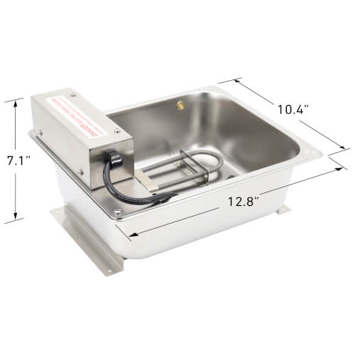 CEV500 Beckett Pumps CEV500 Condensate Evaporator Pan with Float Switch (500W)