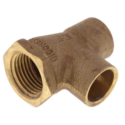 Main product image of 1/2" C x F x C Cast Brass Tee (Lead Free)