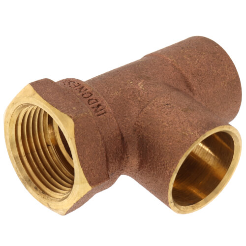 Main product image of 3/4" C x F x C Cast Brass Tee (Lead Free)