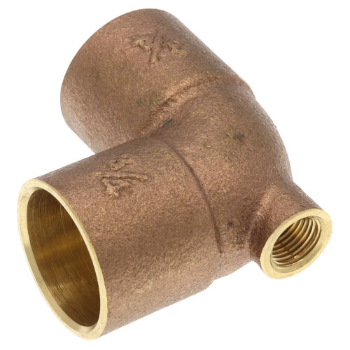 Main product image of 3/4" x 1/8" x 3/4" C x F x C Cast Brass Tee