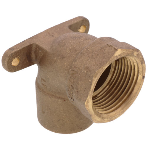 Main product image of 1" CxF Cast Brass 90-Degree Drop Ear Elbow (Lead Free)