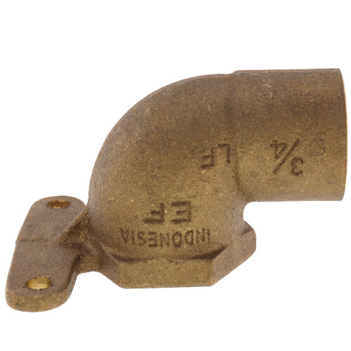 Main product image of 3/4" C x F Cast Brass 90° Hi Ear Elbow (Lead Free)