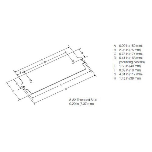 Main product image of Ballast Adapter Plate Retrofitting B Can to a K Can, CFL-BEA-BK