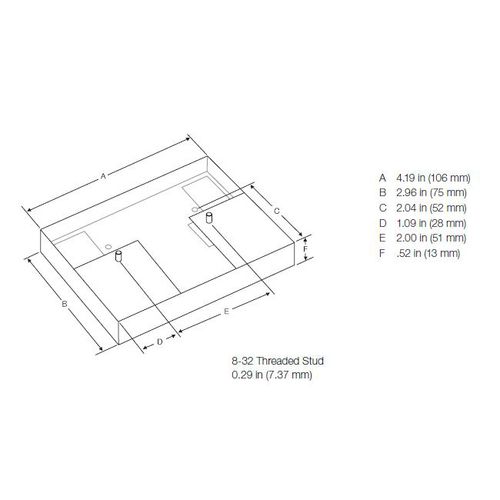 Main product image of Ballast Adapter Plate Retrofitting F Cans with Center Feeds to a K Can, CFL-JBA-FAB
