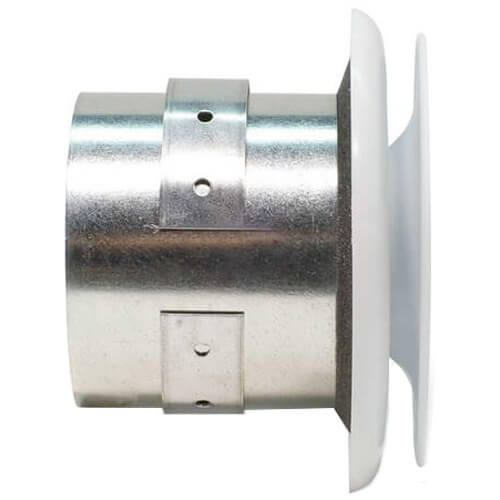 CG Series Adjustable Plastic Supply/Exhaust Contour Grille w/ Metal Mounting Collar for 4" Duct